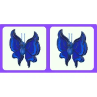 Blue Butterfly x2