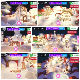 Gingerbread Christmas Village House