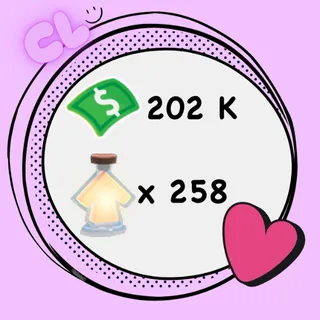 202 K Bucks + 258 Age Up Potion Account