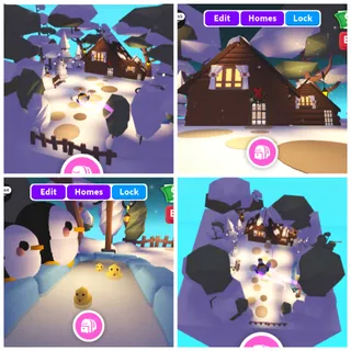 Winter Cozy Cottage House