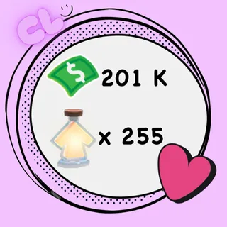201 K Bucks + 255 Age Up Potion Account
