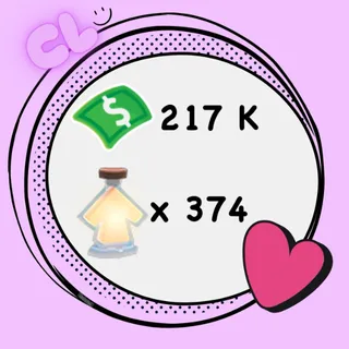 217 K Bucks + 374 Age Up Potion Account