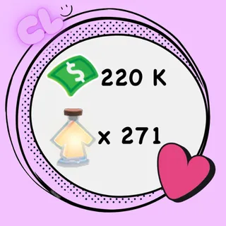 220 K Bucks + 271 Age Up Potion Account