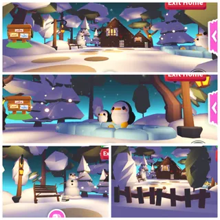 Winter Cozy Cottage House