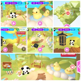 Cute Panda Garden House