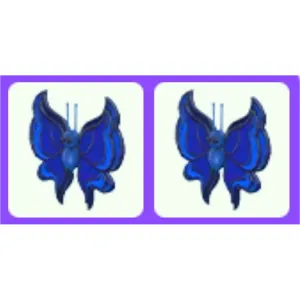 Blue Butterfly x2