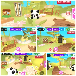 Panda Japanese Themed House