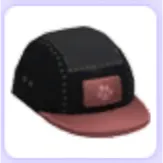 Black 5 Panel Cap