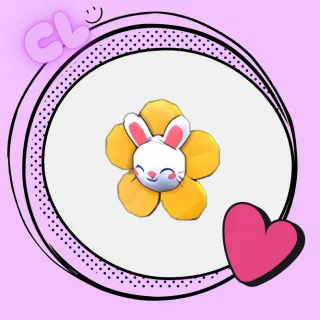 Flower Bunny Clip