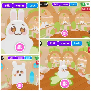 Bunny & Carrot Mini Grinding House