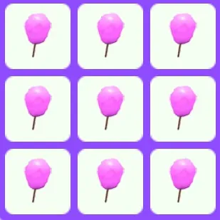 Cotton Candy Stick x9