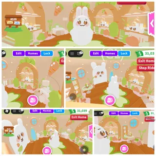 Easter Bunny & Carrot Mini Grinding House