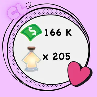 166 K Bucks + 205 Age Up Potion Account