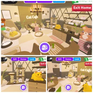 Cat Cafe Shop Tiny House