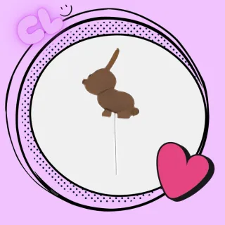 Chocolate Bunny Balloon