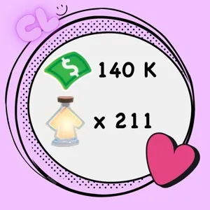 140 K Bucks + 211 Age Up Potion Account