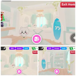 Soft Blue Chiikawa Tiny House