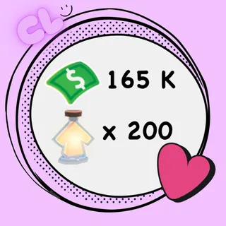 165 K Bucks + 200 Age Up Potion Account