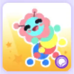 Gumball Caterpillar Sticker