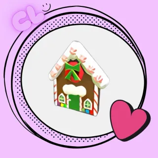 Gingerbread House Throw Toy