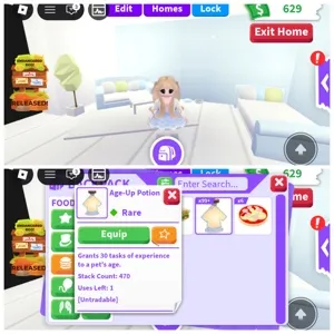 Age Up Potion x470 Account