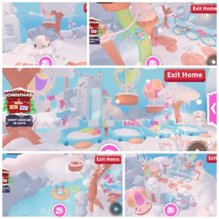 Cute Penguin Ice Park House