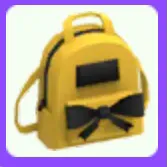 Yellow Designer Backpack