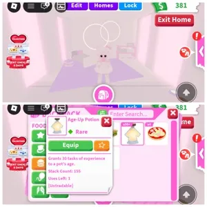 Age Up Potion x155 Account