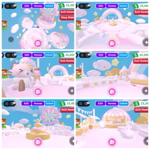 Floating Cotton Candy Park