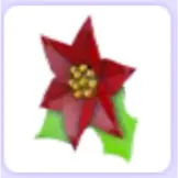 Poinsettia Hair Clip