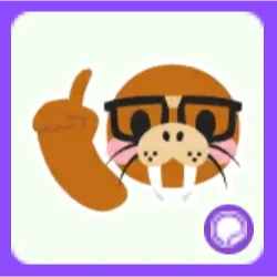 Well Actually Walrus Sticker