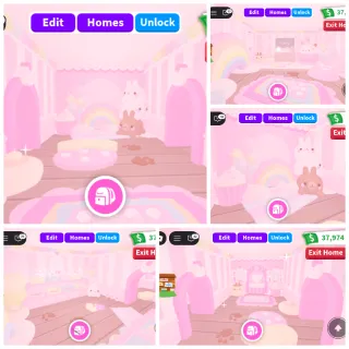 Malong Themed Rainbow Cupcake House