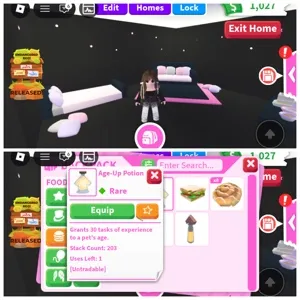 Age Up Potion x203 Account