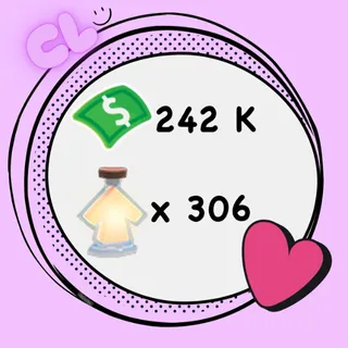 242 K Bucks + 306 Age Up Potion Account