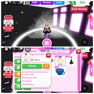 Age Up Potion x168 Account