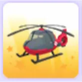 Fossil Paw Helicopter RED