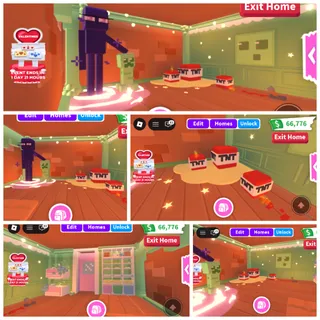 Minecraft TNT Starry Grinding House