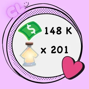 148 K Bucks + 201 Age Up Potion Account