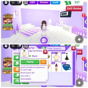 Age Up Potion x265 Account