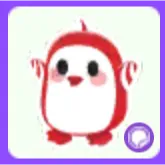 Peppermint Penguin Sticker