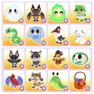 Halloween Sticker 2024 x16