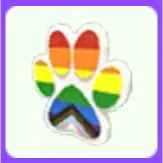 Pride Paw Flying Disc