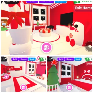 Peppermint Penguin Xmas House