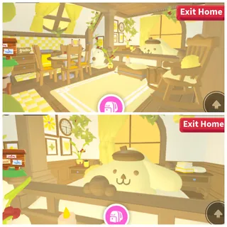Sanrio Pompompurin Tiny House