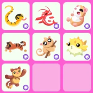 Pet Plus Vol. 2 Rare Sticker x7