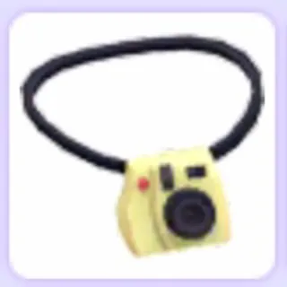 Yellow Instant Camera