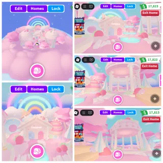 Snowy Preppy Candyland House