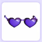 Purple Heart Glasses