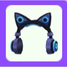 Blue Cat Ear Headphones
