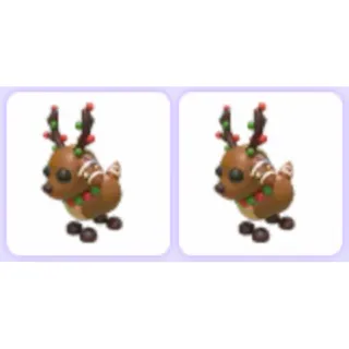 Pet | Gingerbread Reindeer x2